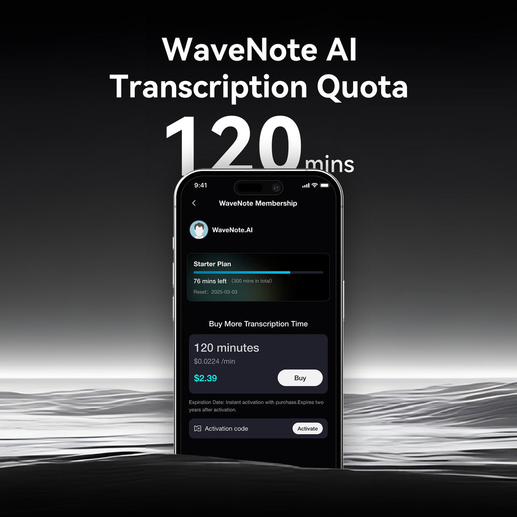 120 Minutes Transcription Quota