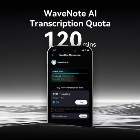 120 Minutes Transcription Quota