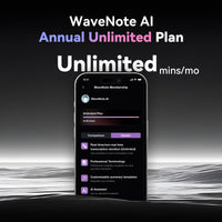 WaveNote AI Annual Unlimited Plan