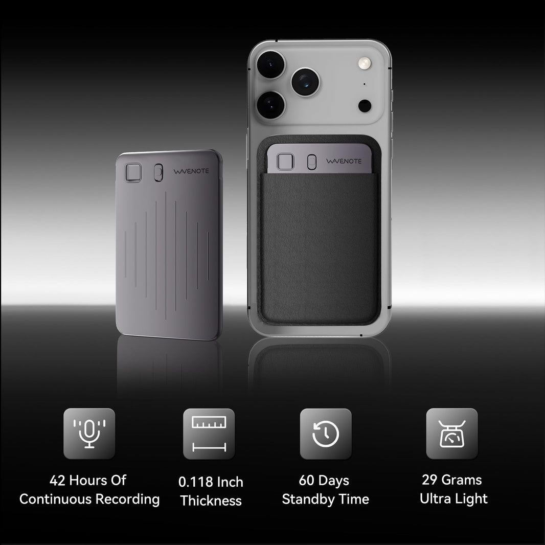 WaveNote AI Recorder: AI Transcribe & Summarize, Multi-Speaker Voice Recognition，Support 112 Languages