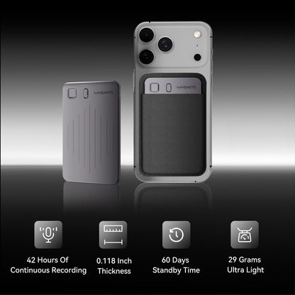 WaveNote AI Recorder: AI Transcribe & Summarize, Multi-Speaker Voice Recognition，Support 112 Languages